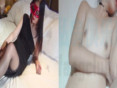 [JAV101本土精選!]淺規則之一，174CM模特褪下職業黑色套裝，白皙桐體完整記錄