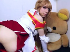 國外洋妞會玩!!沈溺於妄想，讓觀眾感覺到1人獨自啪啪啪的臨場感!!