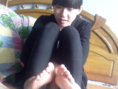 妹妹可愛的小腳丫乾淨又舒服