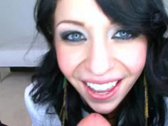 These clips are always good.  They always include two swallows and… my favorite… the clean-up.  He always makes the girl lick every last drop from his spent pecker.  I like that! Orgasmic!