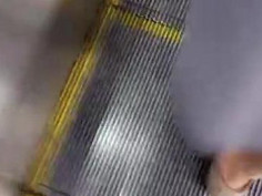 Slight upskirt again! Green panty~ #officelady #sggirls