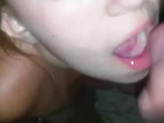 Hubby giving this little girl a facial ?