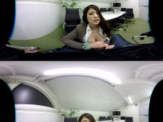 [VR全景] 辦公室和G杯子的極品大奶肉絲客戶玩