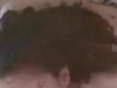 Homemade blowjob and facial. She loves sucking that cock