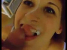 Totally blowjob cum cutie