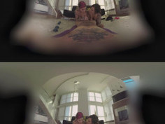 Two Tattooed Hotties Exercise And Fuck You In Virtual Reality