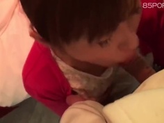 可愛日本女孩酒店口交