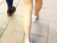 Beautiful legs caught in town! #sggirls