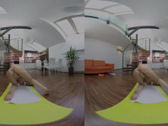 Electric Alexis Crystal Does Nude Yoga And Has Voyeur Sex