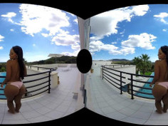 Ebony Latina NoeMilk Has Summer Sex And Lesbian Games In VR