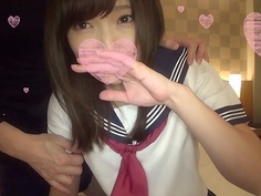 【個人撮影】18歳☆S級美女　成長期おっぱい娘遂に生中出し「早く…奥まで♥」●ヵ月振り制服えっちに理性崩壊勝手に腰振り連続絶頂！カレシより先に種付許可【モザ無】全員おまけ動画付 FC2-PPV 597145 - 3