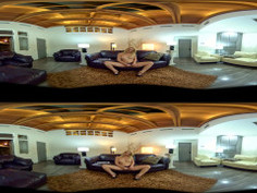 360 Stereoscopic - Aubrey Gold masturbates for your enjoyment