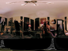 360 big Colombian orgy. dancers get hardfuck