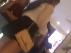 As promised.. here is the vid. I’m still regretting not having enough balls to just stand right behind her and stick my phone right where it needs to be. What a nice sexy panty and I’m still thinking about it.. #MY