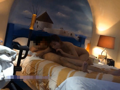 [JAV101本土精選!]好久不見黑絲小炮友 :「好爽 快一點」，吸著懶趴震不停!