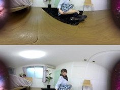[VR全景] 清纯小妹里美麻友学生制服诱惑