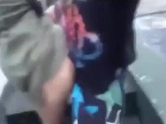 [野外自拍]女友逛街想愛愛～跑到附近頂樓滿足他！穿裙子真方便（有影）