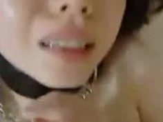 [自拍露臉]調教大學生"小青"～連「乳環」都被戴上！（有影） - 2