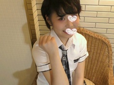 初撮り・絶対的美少女・顔出し・制服生ハメ中出し・清楚系ショートカット・あん01編+02編● FC2-PPV 750449 - 1