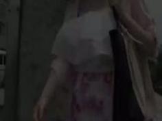 ナンパ巨乳美女に中出し