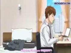 小さな胸、そして股間の膨らみ。幼い男の娘と濃厚なセックスで絡み合うサラリーマン…