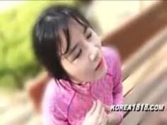 ランニング休憩中のスレンダー美巨乳ギャル女子大生（韓国人留学生）を素人ナンパで電マ快楽攻め&エロ乳おっぱい揉み揉み素股エロ動画