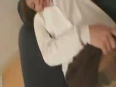 【電マ】ミニスカパンスト美脚お姉さんを電マ責め(XVIDEOS) Part.2