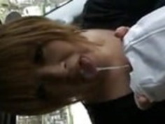 車でフェラチオ