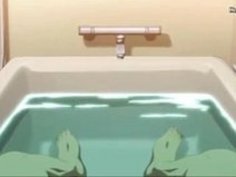 【アニメ】いきなり美人姉妹がお風呂に入ってきて僕のチンポをフェラしてくれた