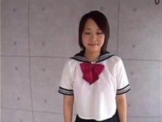 【尻フェチ】ショートカットの健康的素人JKのデカ尻を揉みしだく