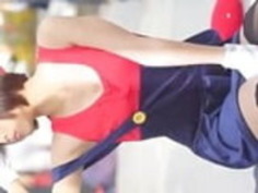 j-cosplay cuteマリオの小さなおっぱい