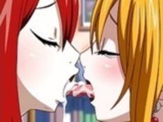 フェアリーテール - Erza＆JuviaのBlowjobs