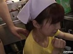 キッチンの後ろにクックを犯すHD +