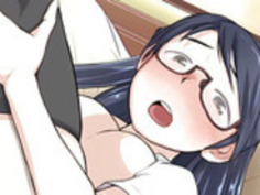 メガネの女の子はオナニーのマニアックなファックディルドです