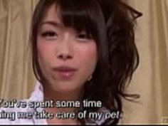 字幕日本のAV伝説椿加藤POVペットプレイ