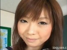 【浜崎りお】乳ビンタを食わせておっぱい吸わせたらチンポに食らいつく美巨乳な女子校生のエロ動画ｗｗｗ