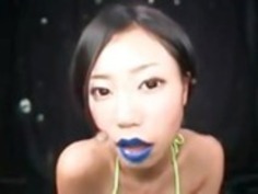 アジア唾吐きと舌フェチ