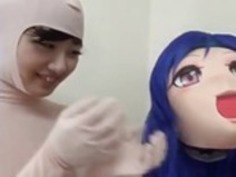 着ぐるみアニメの女の子