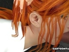 巨乳3D長官は吸うとファック