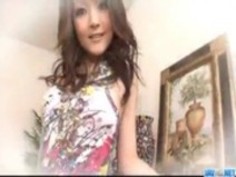 Huwari lingerie model gets fucked and made to swallow