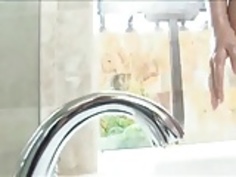 浴槽ホット乳房いじめ（ソフトコア）