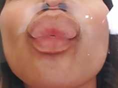 日本の女の子の舌プレイ（10）