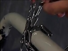 【無修正】緊縛バイブ責めに喘ぐ巨乳熟女！