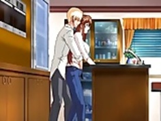 巨乳ママと彼女のボーイ