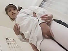 アジアの看護師は自慰とめちゃくちゃ