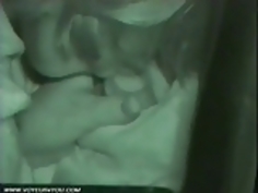 車内素人カップルのセックス