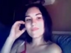 アジア系アメリカ人の女の子のストリップと私のためにマスターベーション