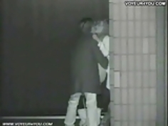 屋外セックスリアル興奮カップル