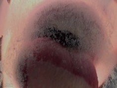 唇オバケがずっとガラスを舐め続けるだけの動画