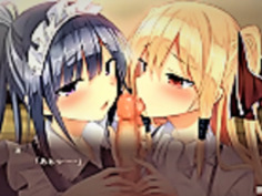 アニメエロゲ亀頭を丁寧に舐め上げていく舌が激しく動く…